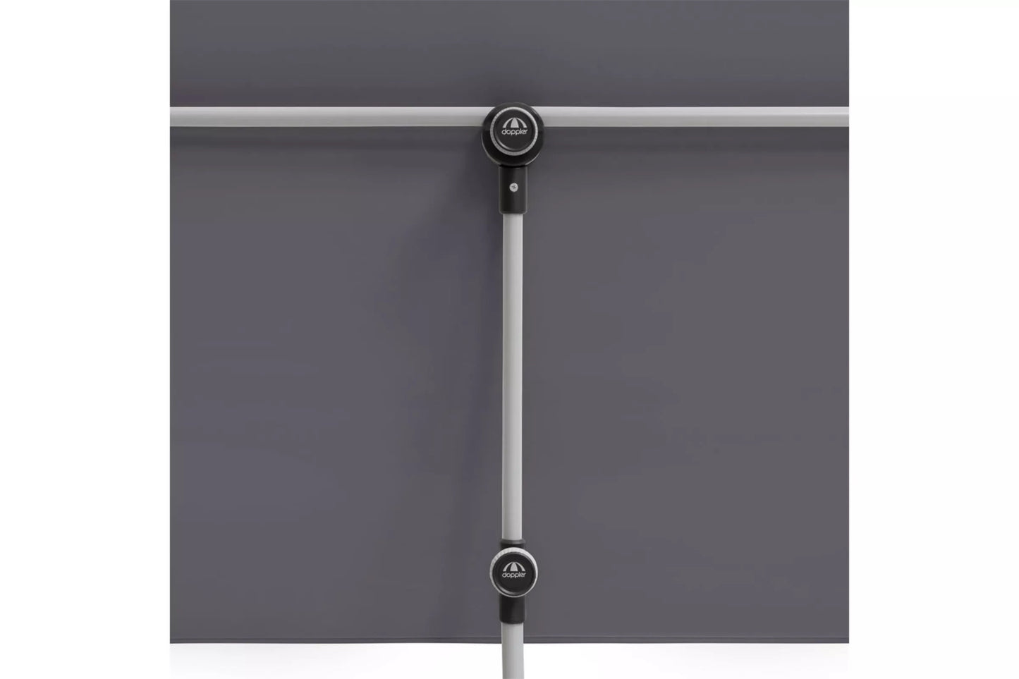 DOPPLER Active Balkonblende, anthrazit, Alu/Polyester, 180x130 cm, höhenverstellbar, drehbar
