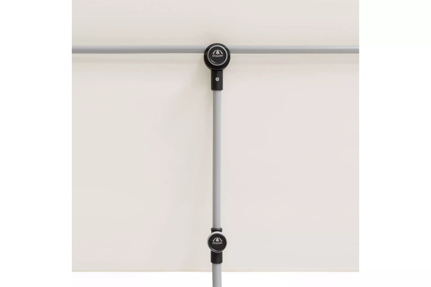 DOPPLER Active Balkonblende, anthrazit, Alu/Polyester, 180x130 cm, höhenverstellbar, drehbar