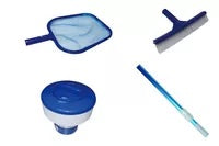 OUTTECH Premium Pool, grau, Stahl/PVC, 1220 x 366 x 122 cm, Sandwich-PVC und viel Zubehör, oval