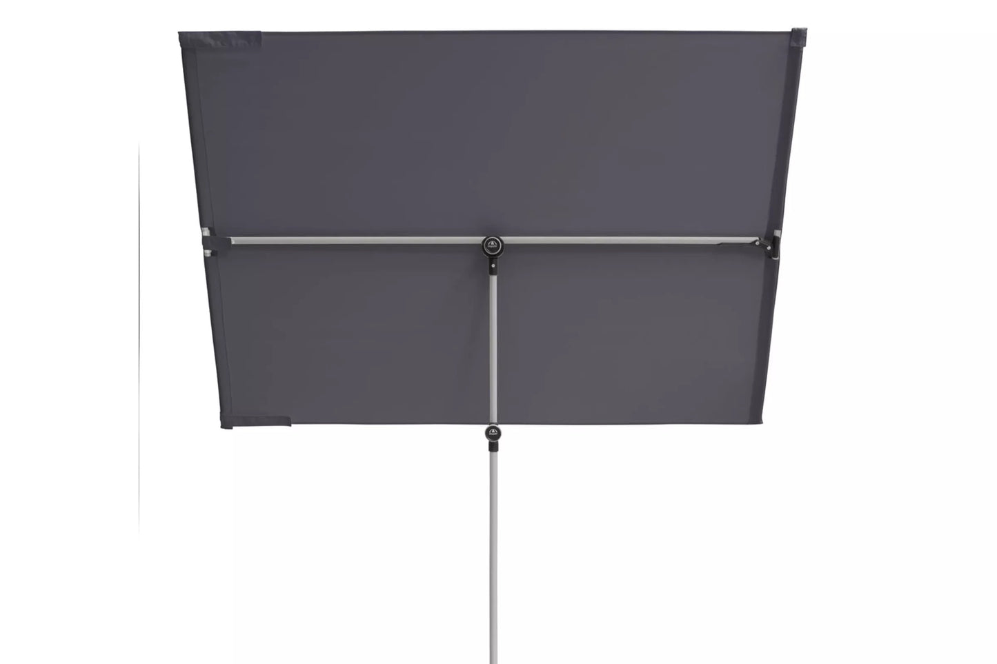 DOPPLER Active Balkonblende, anthrazit, Alu/Polyester, 180x130 cm, höhenverstellbar, drehbar