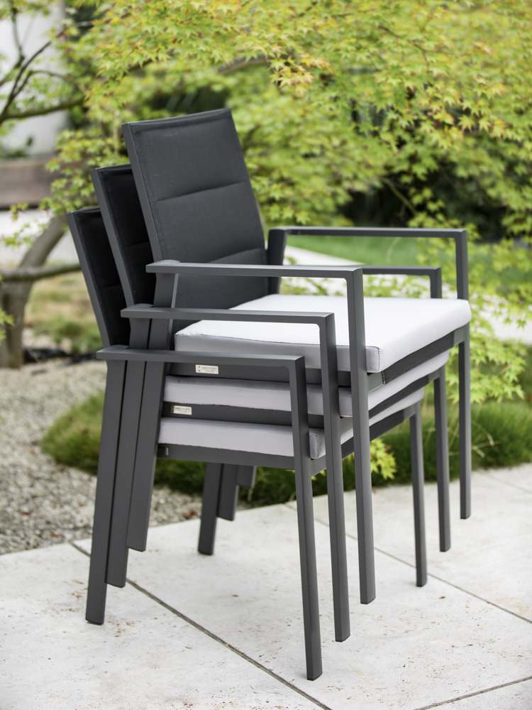 Niehoff Nancer Stuhl Aluminium ohne Kissen