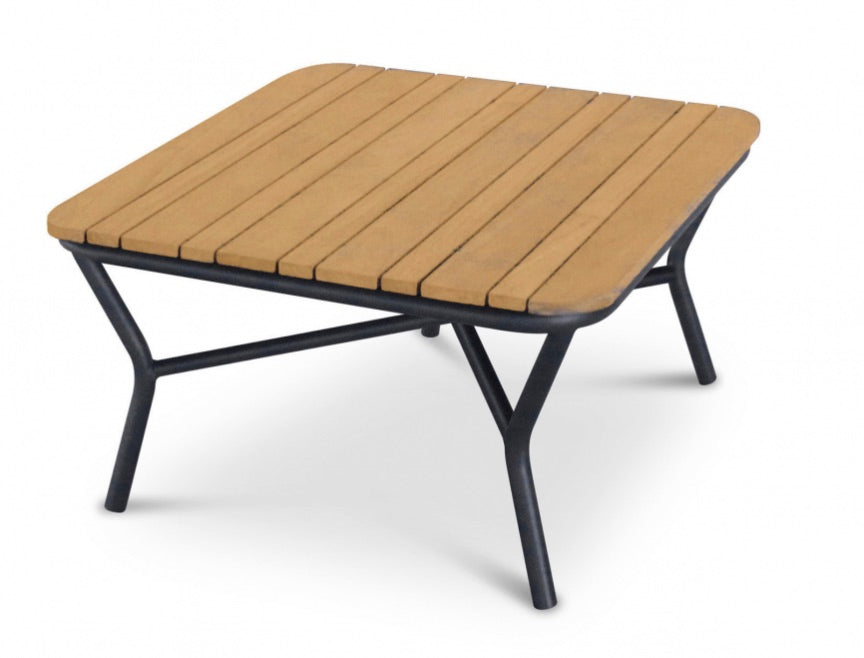 Best Mali Loungetisch 80x80cm anthrazit/braun