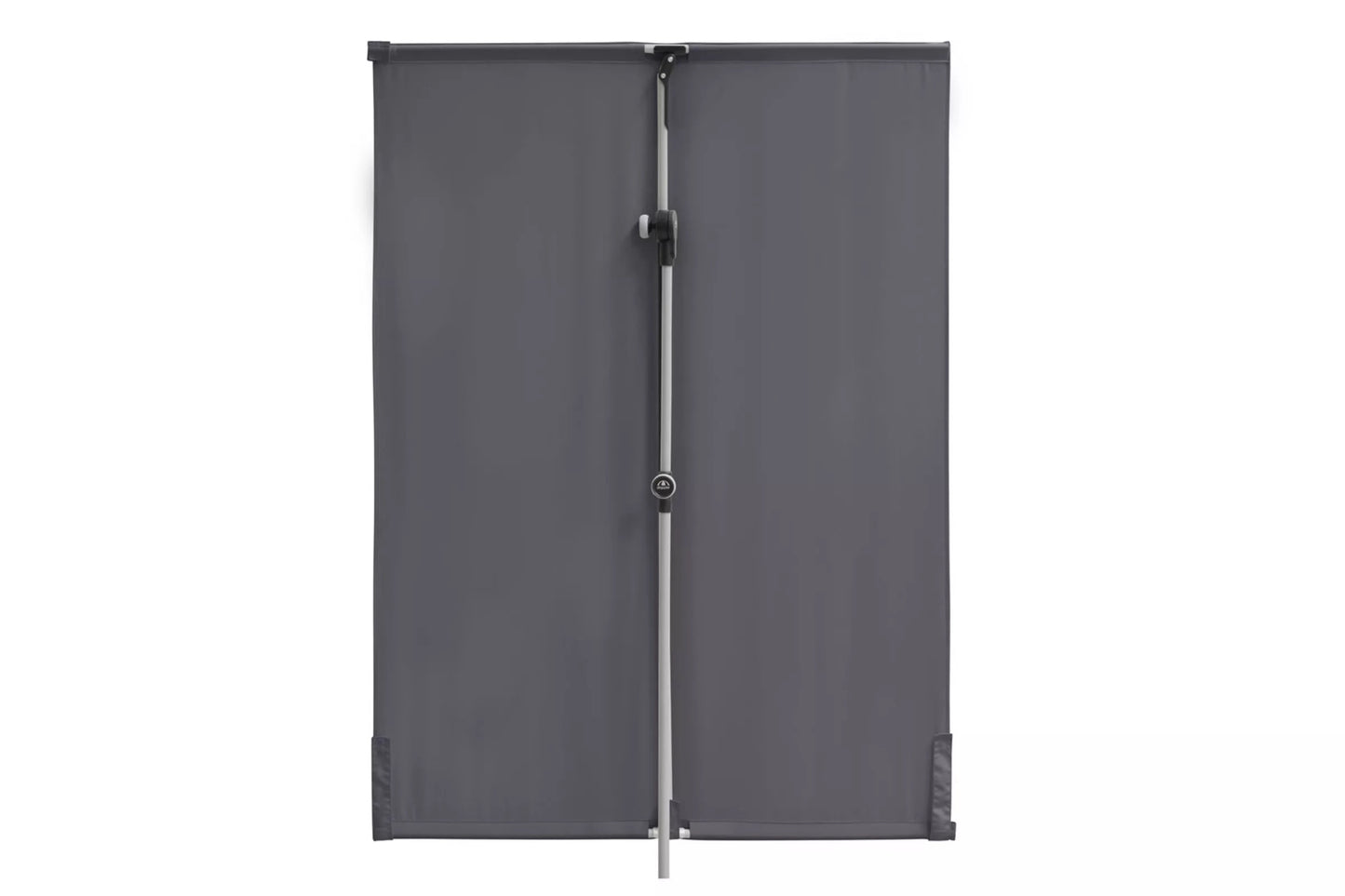 DOPPLER Active Balkonblende, anthrazit, Alu/Polyester, 180x130 cm, höhenverstellbar, drehbar