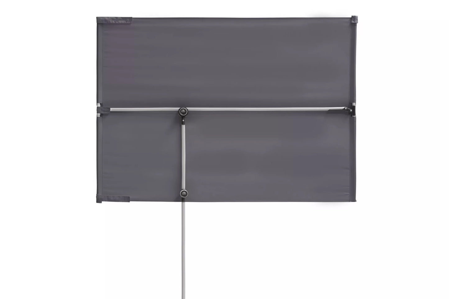 DOPPLER Active Balkonblende, anthrazit, Alu/Polyester, 180x130 cm, höhenverstellbar, drehbar