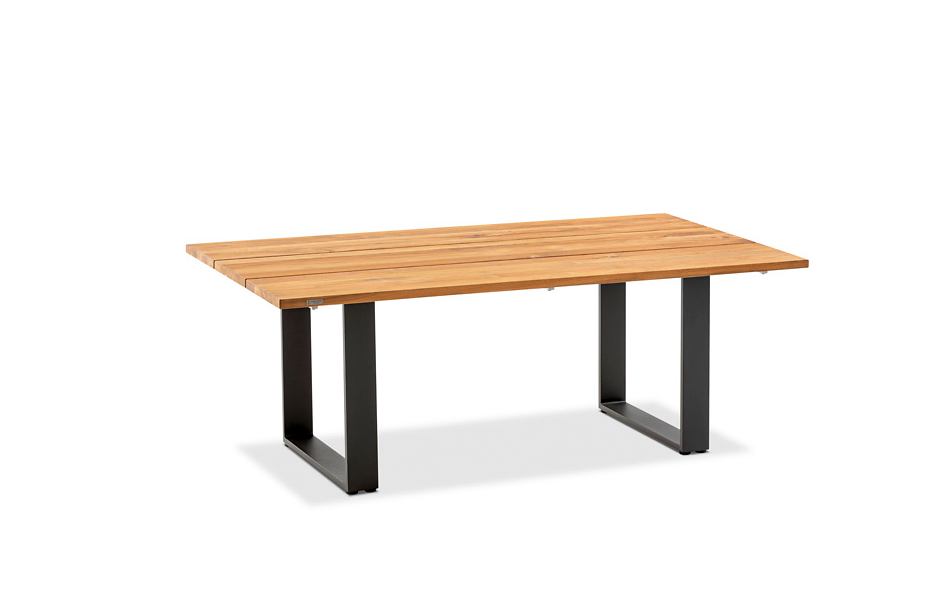 Niehoff Noah Tisch Low 138x80 cm Aluminium/Teak geölt