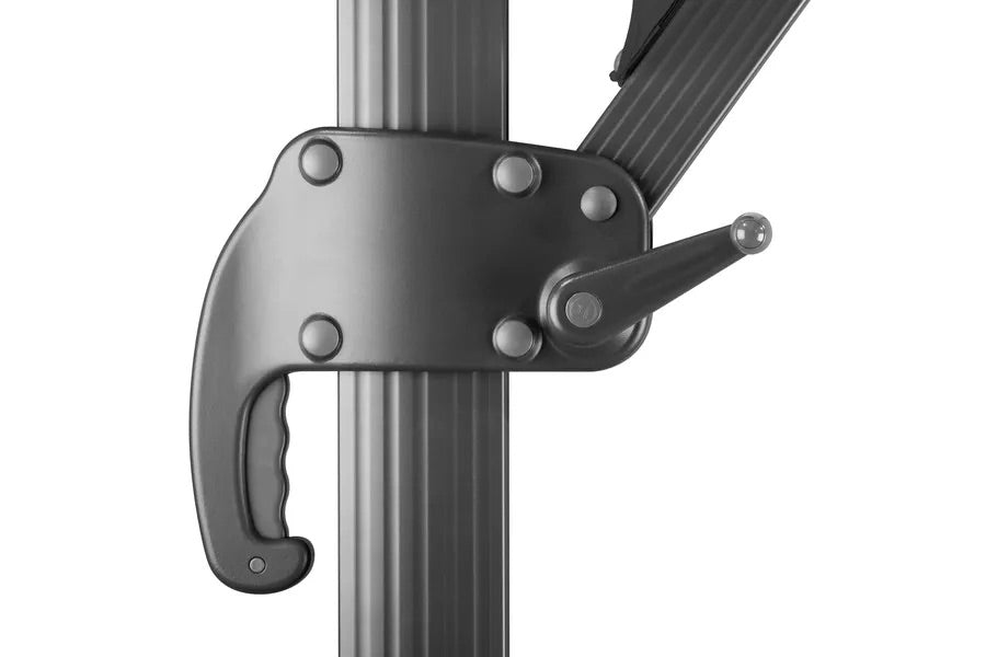 SCHNEIDER Rhodos Grande Ampelschirm, anthrazit, rund, Ø 400 cm