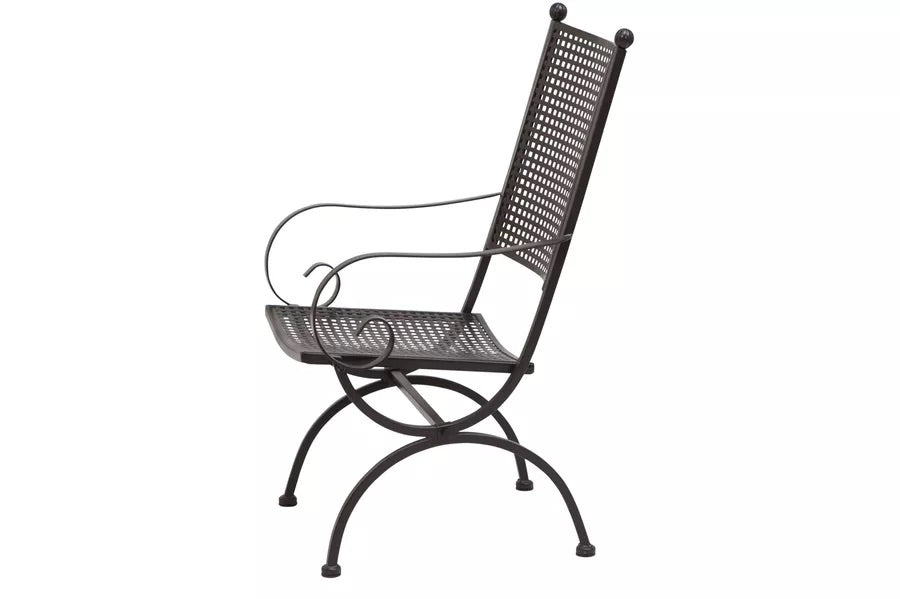 MBM Sessel Romeo Elegance, marone, Schmiedeeisen UVP 279,00€