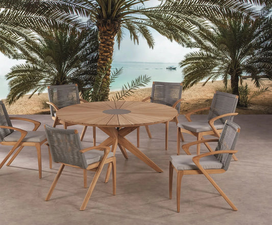 Best Freizeitmöbel Teakholz Dining Gruppe Agadir