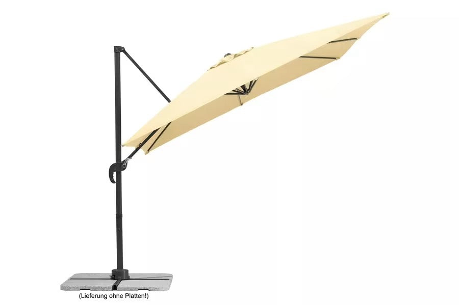 SCHNEIDER Rhodos Junior Ampelschirm, natur, quadratisch, 270 x 270 cm