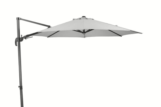 SCHNEIDER Rhodos eco Twist Ampelschirm, grau, 300 x 300 cm, rund