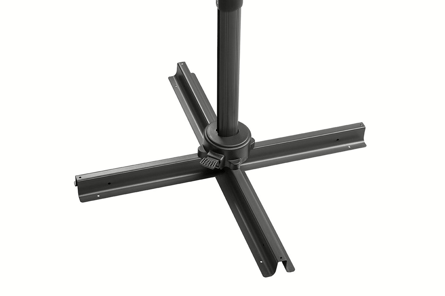 SCHNEIDER Rhodos eco Twist Ampelschirm, grau, 300 x 300 cm, rund