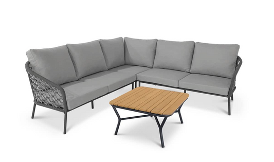 Best Freizeitmöbel Moderne Rope Lounge-Gruppe Mali für 5 Personen